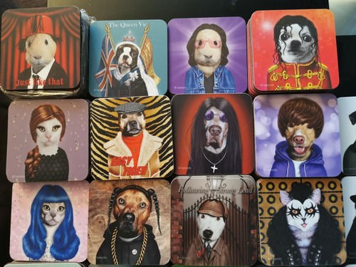 Takkoda pets rock coasters - rock,