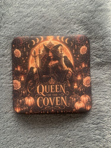 Witches drink coaster queen - witches,