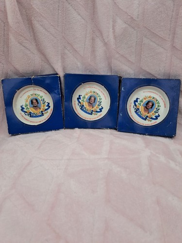 Three commemorative ceramic - three,