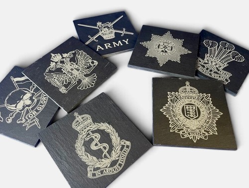 Engraved slate coasters for - slate,