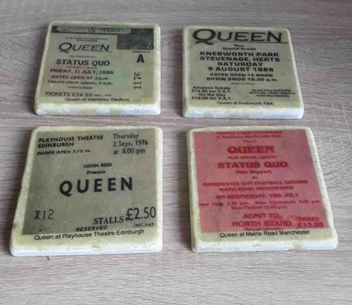 Retro queen tickets - tickets., set
