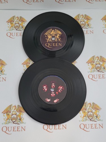 Queen vinyl coasters for - vinyl,