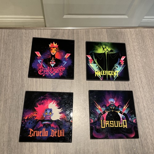 Disney villains coasters set - disney,