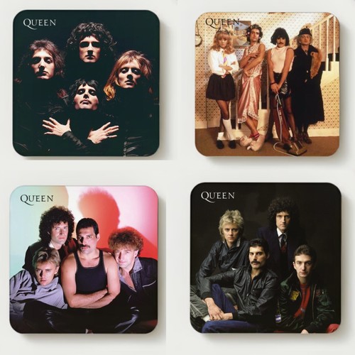 Queen band coaster pack - band, 4