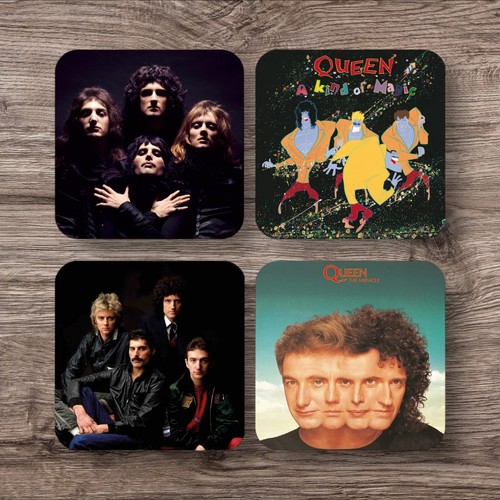 Queen coaster collection - 4x,