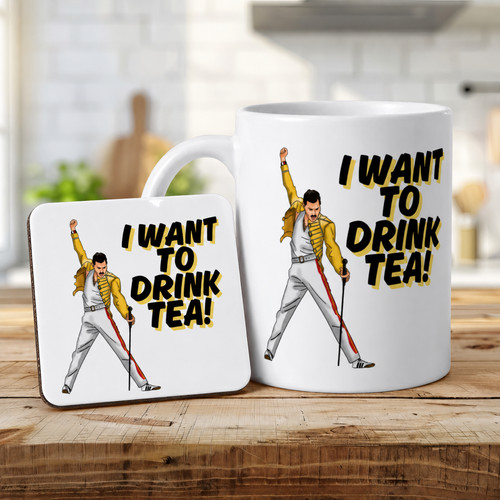 Freddie mercury mug square - freddie, &