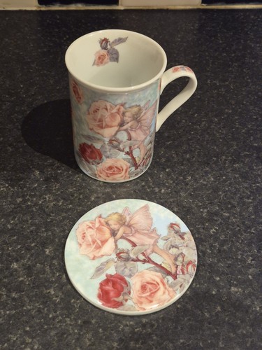 Flower fairies cup coaster - flower,